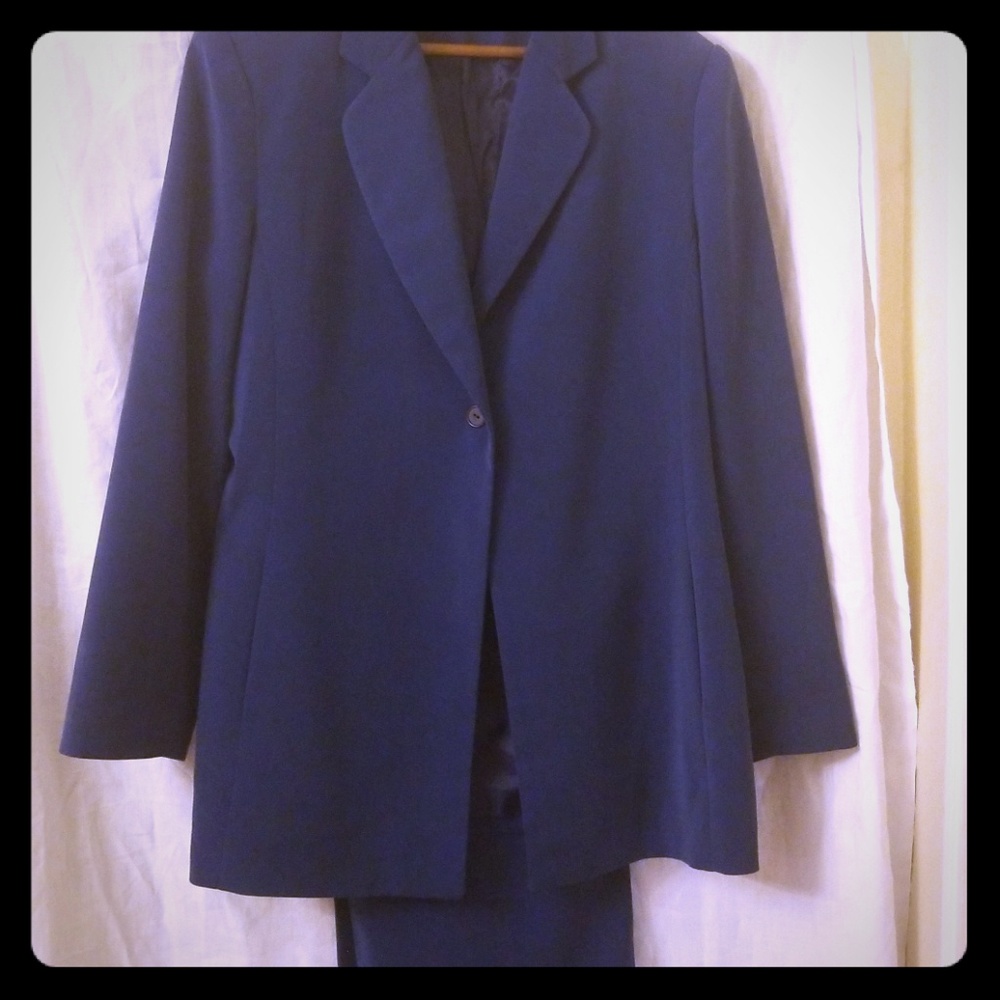 Cobalt Blue Pants Suit